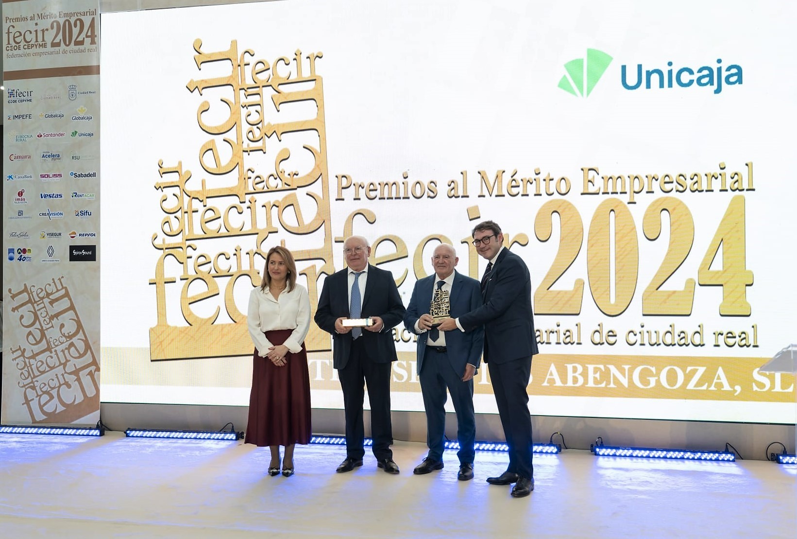 Unicaja colabora con FECIR en los Premios al Mérito Empresarial