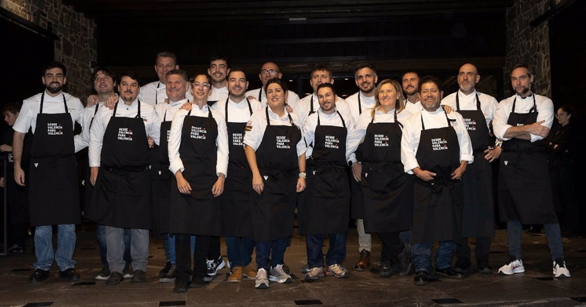 Cena solidaria en León en beneficio de los afectados por la DANA en Valencia