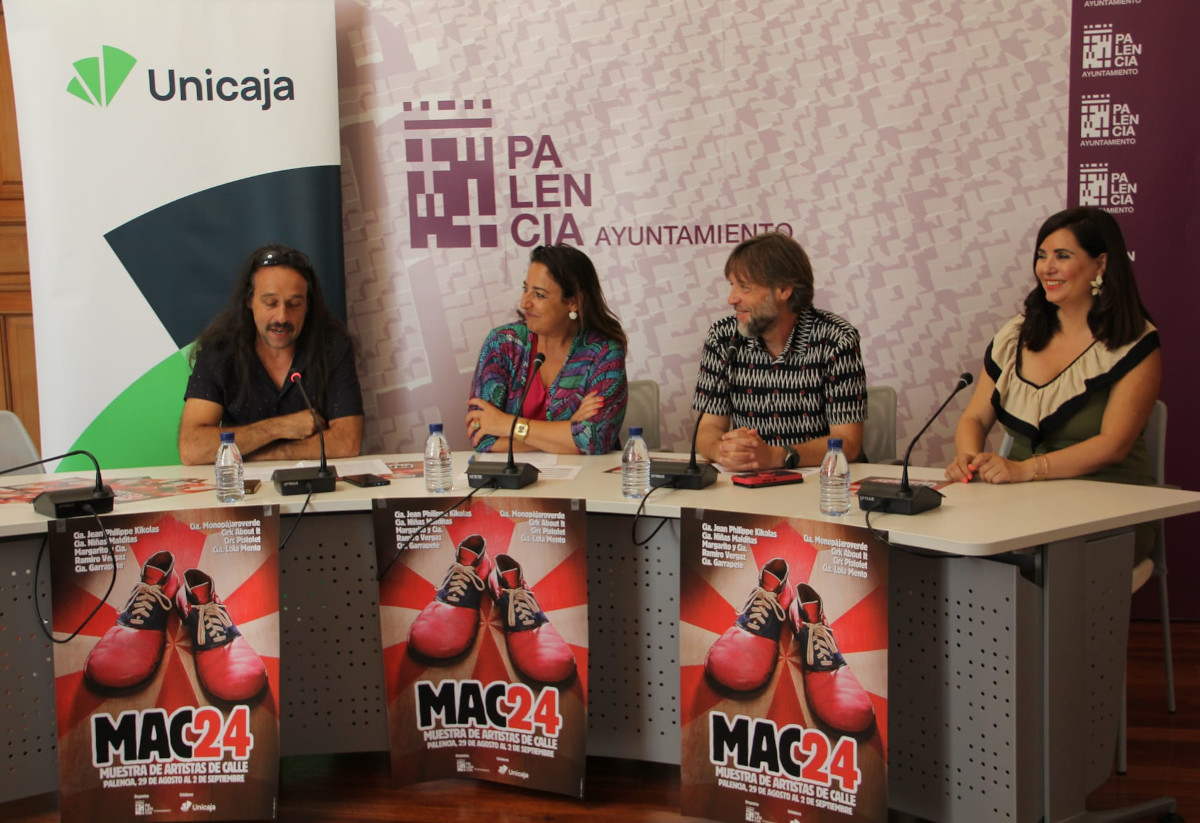 Unicaja colabora con el Ayuntamiento de Palencia en el festival de teatro de calle ‘MAC 2024’