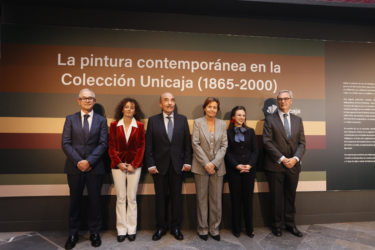 Presentación en Gijón de un recorrido por más de un siglo de vanguardias españolas a través de la colección artística de Unicaja