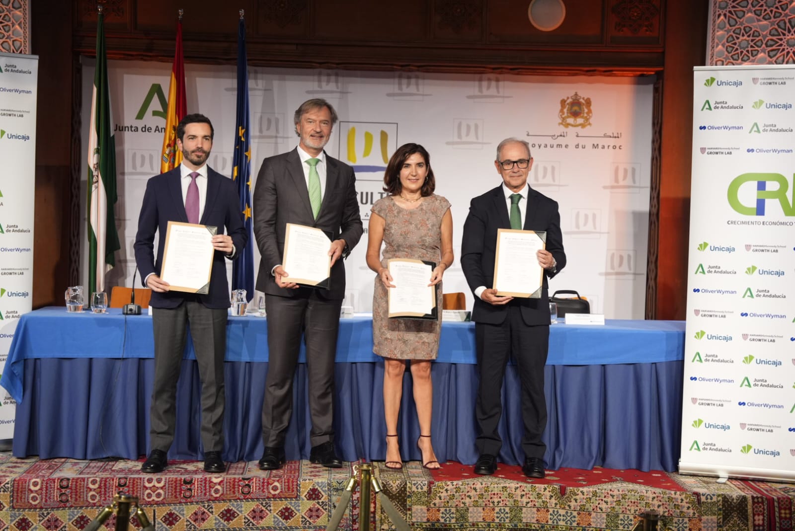 Junta de Andalucía, Unicaja, Harvard y Oliver Wyman sellan una colaboración pionera en Europa para impulsar el crecimiento económico y la creación de empleo